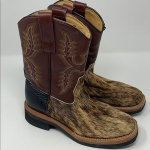 ROPER COW HIDE WOMANS BOOTS size 6.5